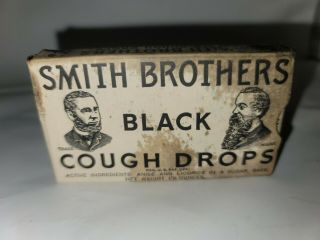 Rare Vintage Salesman Smith Brothers Black Cough Drops Samples 5 Cents