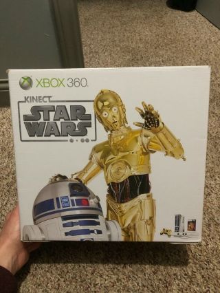 Microsoft Xbox 360 Kinect Star Wars System Bundle Rare - Empty Retail Box Only