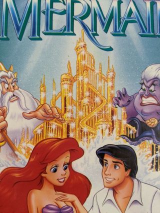 Disney The Little Mermaid - Rare Banned Cover Art (VHS,  1989,  Diamond Edition) 2