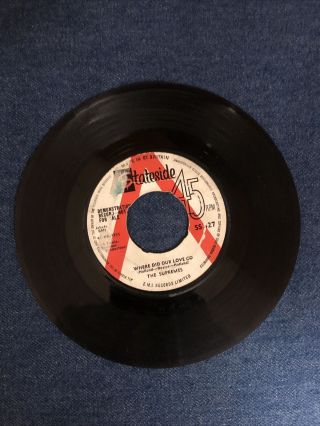 The Supremes: Where Did Our Love Go.  Rare: “demonstration Record - Not For Sale”