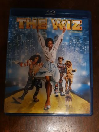 The Wiz Blu - Ray Disc 2010 Oop Rare Musical Michael Jackson Diana Ross