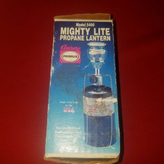 Vintage Century Primus Mighty Lite Propane Lantern Model 5400 - W/ Box