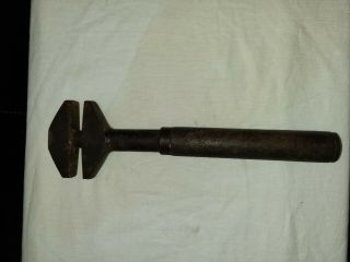 13 " Vintage Antique Mechanics Pipe Monkey Wrench Industrial Collectors