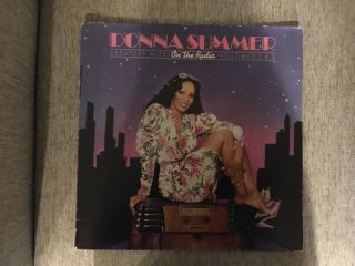 Donna Summer Greatest Hits On The Radio Volume 1&2 Dlp Vinyl Exc,  Rare Poster