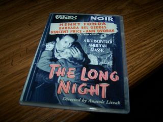 The Long Night (dvd) Henry Fonda Barbara Bel Geddes Ann Dvorak Rare