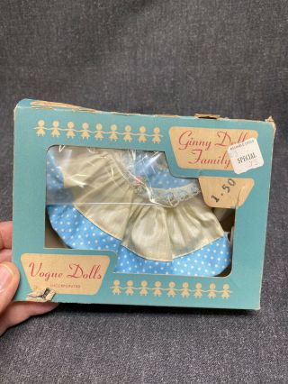 Vintage Ginny Doll Vogue Dress/shoes/socks/diaper