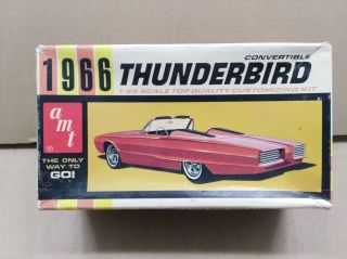 Vintage Amt 1966 Ford Thunderbird Annual In 1/25th Scale.