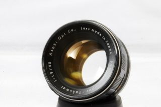 【rare Early Type】 Asahi Pentax - Takumar 55mm F/1.  8 M42 Camera Lens 724