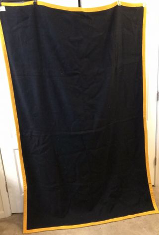 Rare VINTAGE United States Naval Academy Embroidered USNA Navy WOOL BLANKET 3