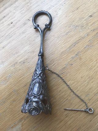 Antique Victorian Silver Tussie Mussie For Small Bouquets Or Nosegays (wedding?)