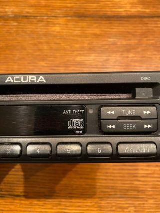 97 - 01 Acura Integra Type - R radio CD player amber lights DC2 RARE 3