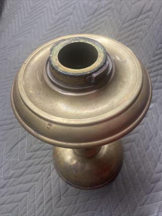 Antique Hinks & Son Brass Oil Lamp • No.  1 Triple 3