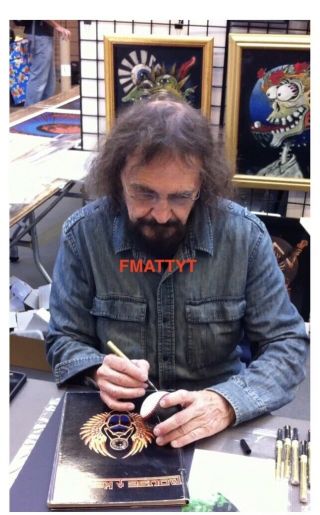 Stanley Mouse Hand Signed Le Baseball Grateful Dead Fillmore Trps Proof Rare
