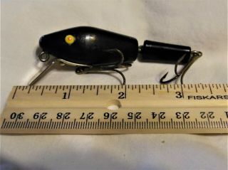 Vintage L & S Bass - Master 15 Crank Bait,  With Opaque Eyes.  Made In The Usa