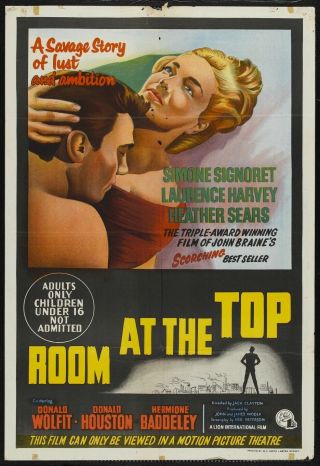 Rare 16mm Feature: Room At The Top (simone Signoret / Laurence Harvey)