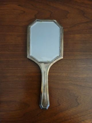 R Wallace & Sons Sterling Silver Vanity Dresser Mirror