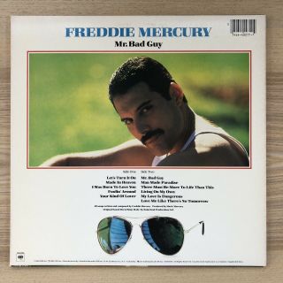 Freddie Mercury - Mr.  Bad Guy.  12” Vinyl Record,  RARE 1985 2