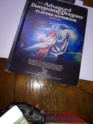 Ad&d Players Handbook 1st Ed - Tsr 1978 Advanced Dungeons Dragons Rare