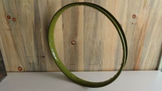 Rare Antique Motorcycle 23 " Clincher Wheel 36 Spoke Harley Indian Excelsior Pope
