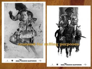 Inglourious Basterds Rare Press Photo Set 60 B&w Stills Quentin Tarantino Pitt
