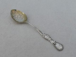 Vintage Sterling Silver Denver Small Souvenir Spoon Zh - 27