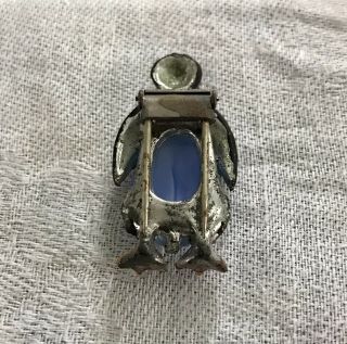 Coro? Jelly Belly Fur Clip Brooch Mrs Penguin Vintage Antique 1930 - 1940 Clip Pin 3