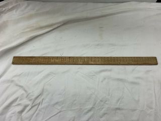 Rare Early Vpi Agricultural Extenison Service Tree/log Scale Stick Virginia Tech