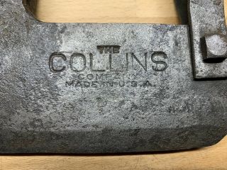 Vintage Collins Company 4lb Brush Hook Rare Axe Chopping Cutting Scythe