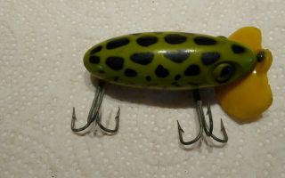 Fishing Lure Vgt.  Fred Arbogast Wwii Jitterbug Plastic Lip
