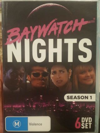 Baywatch Nights Season 1 One Rare Dvd David Hasselhoff Tv Cult Beach Series