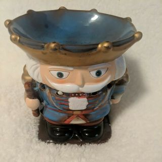 Yankee Candle Nutcracker Tart Wax Warmer Christmas Porcelain Rare