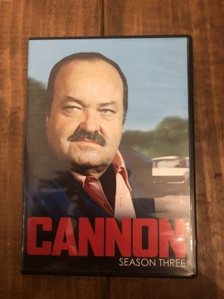 Cannon - Season Three Rare (21 Hour) Dvd Set William Conrad (6 Disc) 1973