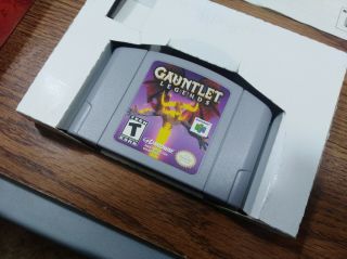 Nintendo 64 GAUNTLET LEGENDS N64 with RARE SPECIAL Variant Box (missing Figure) 2