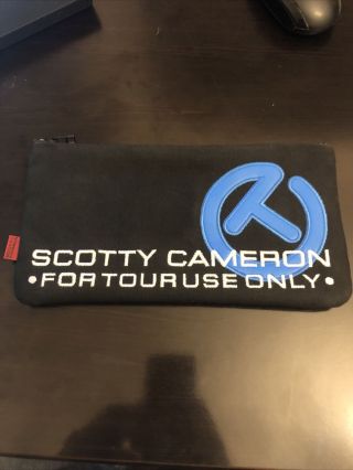 Scotty Cameron Circle T Blue Cash Bag Rare
