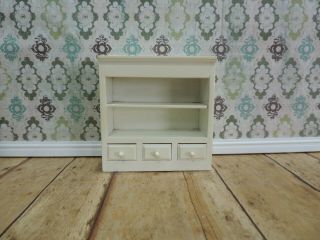 Vintage Dollhouse Furniture White Wood Shelves For Kitchen/bedroom/nursery