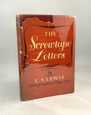 The Screwtape Letters - C.  S.  Lewis - Very Rare First/1st Edition/early Printing