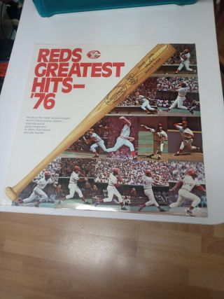 Reds Greatest Hits 1976,  33 - 1/3 Record Album,  Factory,  Rare,  Cincinnati B