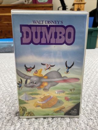 Walt Disney’s Dumbo (vhs) Black Diamond Edition,  The Classics.  Rare Vhs Tape.