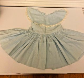 Vintage Patty Playpal Shirley Temple 36 " Doll Dress Like Org W Big Collar,  Lace
