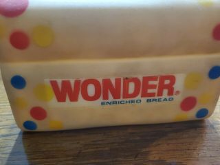 Wonder Bread 4 7/8 " Long Vintage Coin Bank.  Rare Item