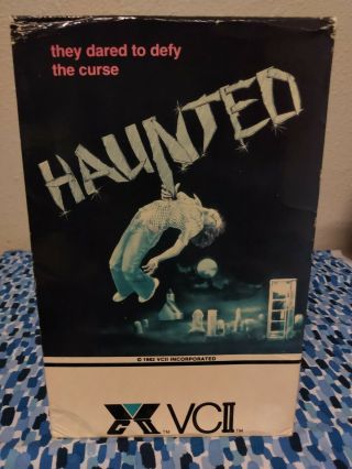 The Haunted Rare Vcii Big Box Vhs Uncut Horror/witchcraft 1977 Aldo Ray