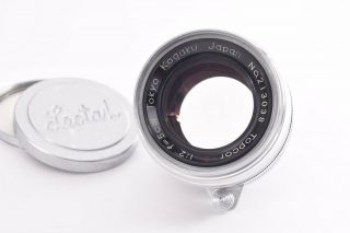 Rare Tokyo Kogaku Topcor - S Lens 50mm/f2 Leica 39mm Lmt Screw Mount 211249