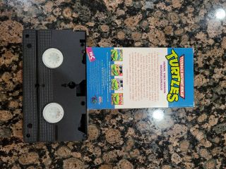 Teenage Mutant Ninja Turtles Hi - C VHS funny they shrunk Michelangelo.  Rare 2