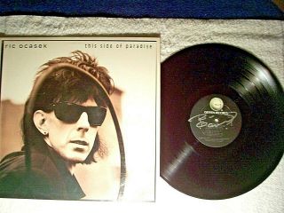 Ric Ocasek The Cars " This Side Of Paradise " Signed Autographed Record Vinyl Rare