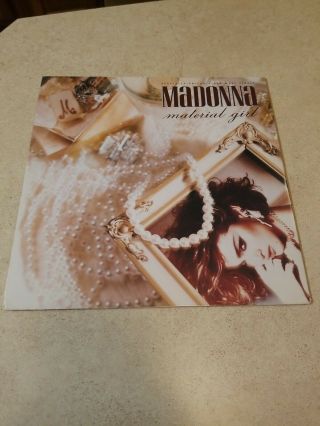 Madonna - Material Girl B/w Pretender 12 " Vinyl Lp Rare Oop Extremely Rare
