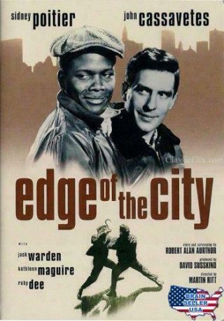 Edge Of The City - Dvd (sidney Poitier,  John Cassavetes,  Very Rare Hard To Find)