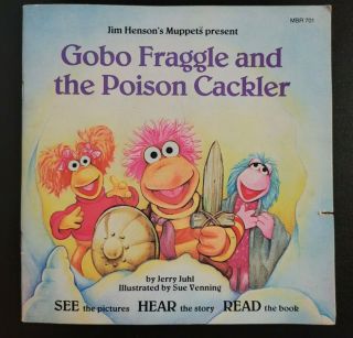 Vtg Fraggle Rock Muppets 45 Lp Kid Stuff Records Read Along Book Rare