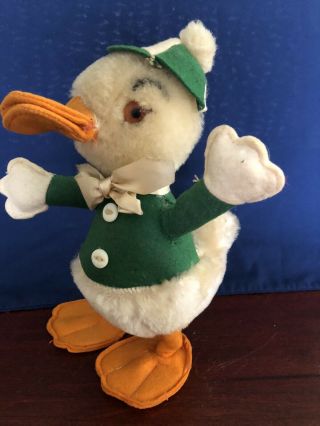 Vintage Character Novelty Company Duck 50’s Plush Doll