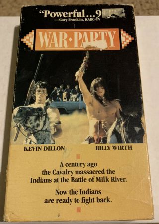 War Party Vhs Rare Kevin Dillion Billy Wirth