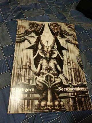 Rare H R Giger Necronomicon 1978 Dali Edition